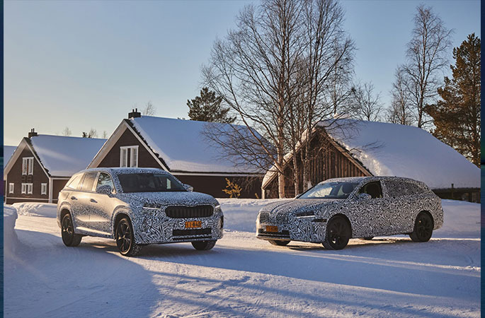 Skoda’ları Kuzey Kutbu’nda  test ettiler