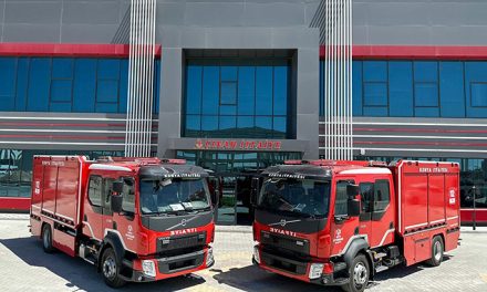 İtfaiye operasyonlarında  Volvo FL serisi devrede