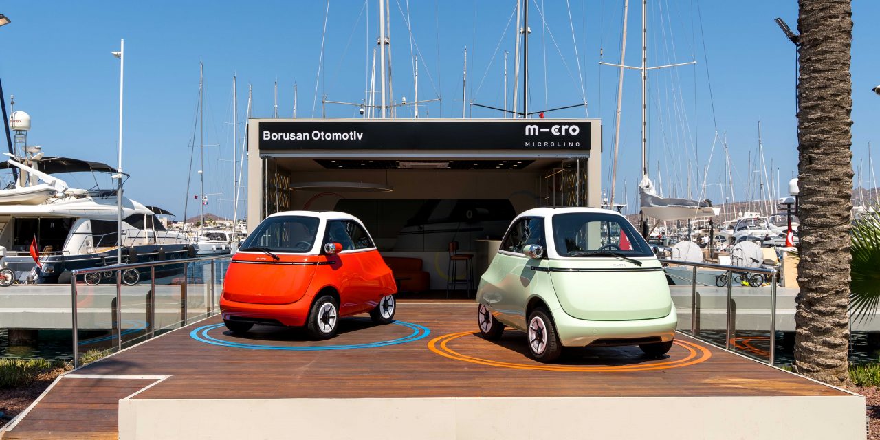 Microlino Bodrum’da gözüktü