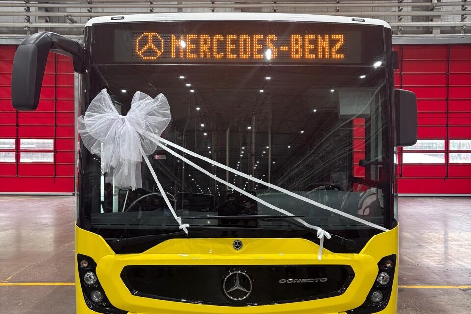 Otokar Üretimi Mercedes Otobüs Banttan İndi
